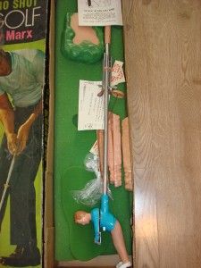  original marx arnold palmers pro shot indoor golf game VGC boxed 1960s