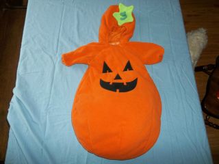 Infant Pumpkin Bunting Halloween Costume