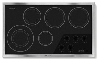  Scratch Dent Electrolux Stainless Steel 36 Inch Full Induction Cooktop