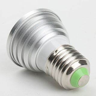 USD $ 12.79   E27 RGB 1 LED Spotlight (48mm, 3W, 85 265V),