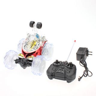 USD $ 31.49   49MHz Remote Control Back Flips Stunt Toy with Light and