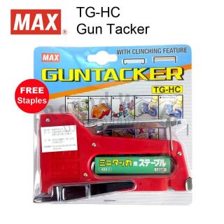 Max Industrial TG HC Gun Tacker Stapler Free Staples