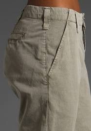 Brand Jeans 1225 Inez Low Rise Slim Chino Crop Ankle Pant Vintage