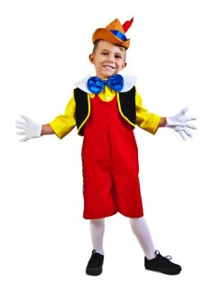 Child or Toddler Pinocchio Halloween Costume