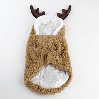 USD $ 11.49   Davids Deer Sherpa Hoodie Suit for Dogs (XS XL),