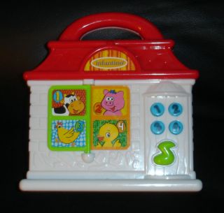 Infantino Developmental Baby Toy Musical Animals House