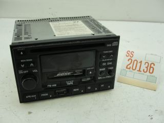 1998 Infiniti Q45 Bose Am FM Radio CD Cassette Player as Is Untested