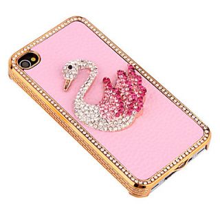 USD $ 11.49   Crystal Swan Style Case Cover for iPhone 4 and 4S