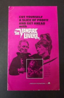 Peter Cushing Ingrid Pitt Vampire Lovers RARE Orig Vintage Hammer