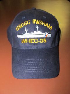 US Coast Guard USCGC Ingham WHEC 35 Baseball Cap