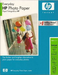 300ct HP Everyday 2 Sided Matte 8 5 x 11 Photo Paper