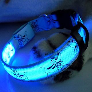 9Protecollar   Cartoon Dog Style Night Safety LED Dog Collar (40 50cm