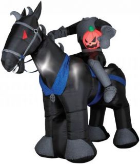 Airblown Inflatable Sleepy Hollow Headless Horseman Outdoor Halloween