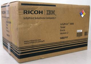 Ricoh IBM 1402717 Infoprint 3000 Toner Brand New
