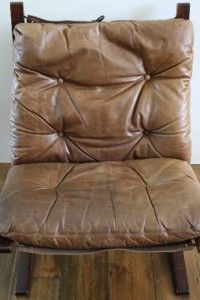 Siesta Westnofa Easy Chair Ingmar Relling Retro 60s 70s Brown Leather