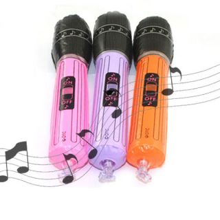 13 Inflatable Microphones Music Sing Rock DJ Party Favors Hot Sell