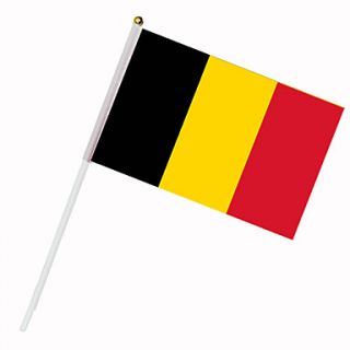 EUR € 0.54   Bélgica Bandera de nylon (30 x 14 cm), ¡Envío Gratis