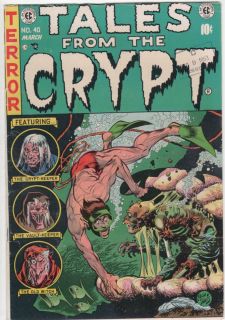  THE CRYPT #40 (1954) HI GRADE DAVIS INGELS KRIGSTEIN WHITE PGS