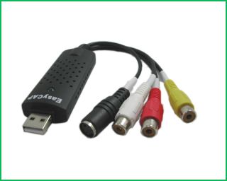 USB 2 0 Audio Video AV A V Capture Adapter TV DVD to PC