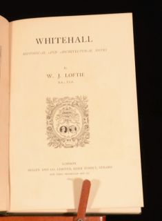 An historical and architectural study of the Palace of Whitehall