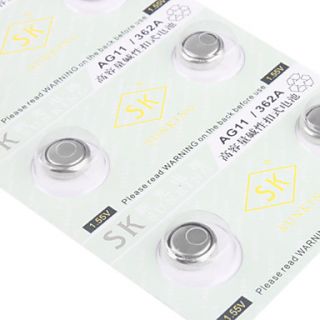 EUR € 1.83   AG11 pila alcalina (1,55 V, 10 pilas), ¡Envío Gratis