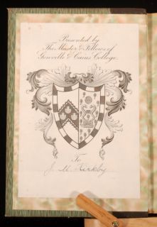 The first collection of Stevensons essays, in a Gonville and Caius