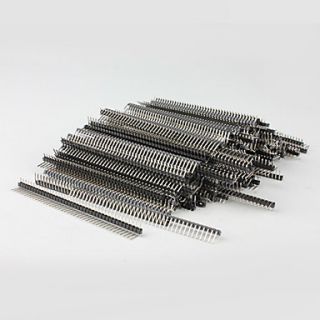 USD $ 37.99   Single Row 40 Pin 2.54mm Pitch Pin Headers (200 Piece