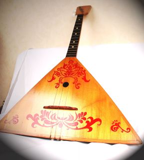  Russian National Instrument Balalaika 3 Strings Lunacharsky LENINGRAD