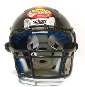 Schutt ion 4D Youth Black Football Helmet Size Medium Kids Black Face