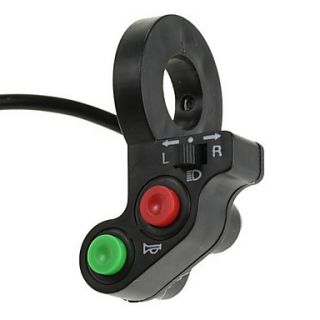 USD $ 6.59   Electric Bike/Scooter Light & Turn Signal & Horn Switch