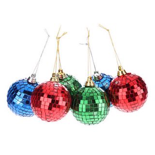 USD $ 12.19   6 Pack Shiny Finish Shatterproof Balls Christmas Tree