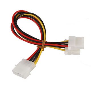 USD $ 1.61   PC 1 to 2 Power Cable Splitter,