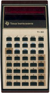 Vintage Texas Instruments TI 30 Calculator Circa 1978