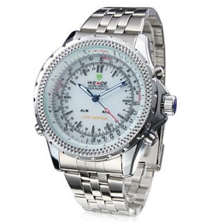 EUR € 14.62   Montre WH 904, Double Affichage Blanc, Numérique et