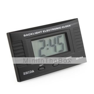 USD $ 7.99   LCD Digital Car Dashboard Desk Clock with Night Light