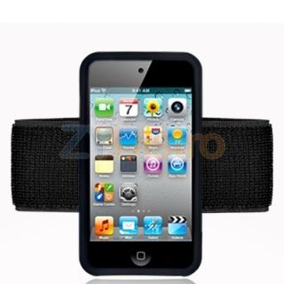  Armband Silicone Skin Case Cover Accessory for iPod Touch 4th Gen 4G 4