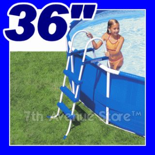 Intex 36 Height Above Ground Swimming Pool Ladder New