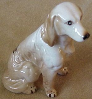 vintage IRISH SETTER Dog Figurine ~Fine Quality Bone China figure w