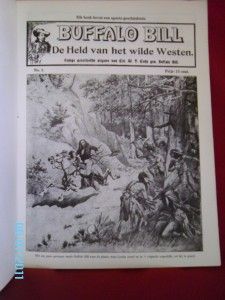 Colonel w F Cody Buffalo Bill Rifle Rangers Book Dutch Language 1916