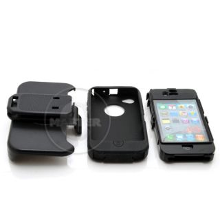  Case Belt Clip on Swivel Holster iPhone 4 G 4S iOS 5 Black