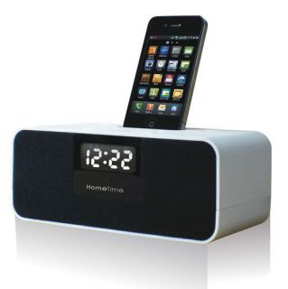 2012 iPod iPhone 3G s 4G s Docking Station Speaker PC FM Alarm Clock