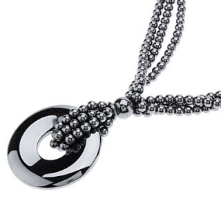EUR € 8.64   Three of a Kind Circular Necklace Hematite Hole