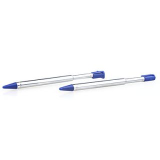 USD $ 1.65   Pair of Metal Touch Pen Stylus for 3DS (Blue),