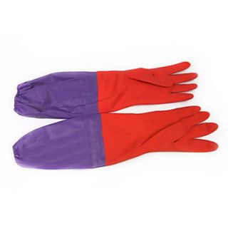 USD $ 6.69   Plush Water Proof Rubber Gloves,