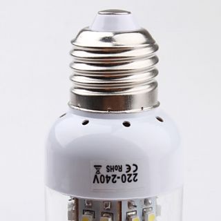 USD $ 8.99   E27 66 3528 SMD 3 3.5W 150 200LM 6000 6500K Natural White