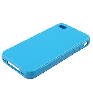 EUR € 2.66   beskyttende plastic tilfældet for iphone4 (blå