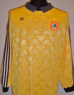 ireland soccer jersey football shirt vintage adidas rare 90s goalie