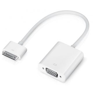 Dock Connector to VGA Adapter for Apple iPad 1 2 3 iPhone 4 4S iPod