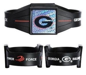 Georgia Bulldogs Tide Ionic Bracelet Balance 8 Power Force Hologram