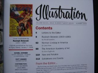 2009 Illustration Art Magazine Issue 27 Rudolph Belarski Norman